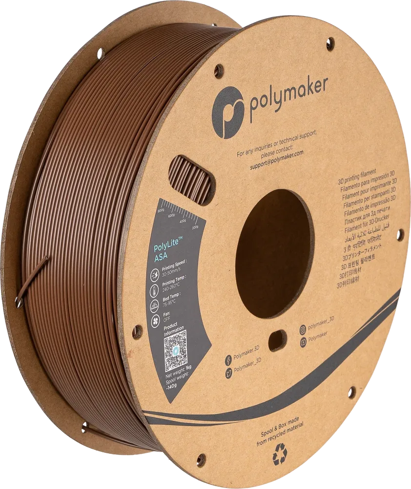Polymaker™ ASA (Formerly PolyLite™ ASA) – Army Brown