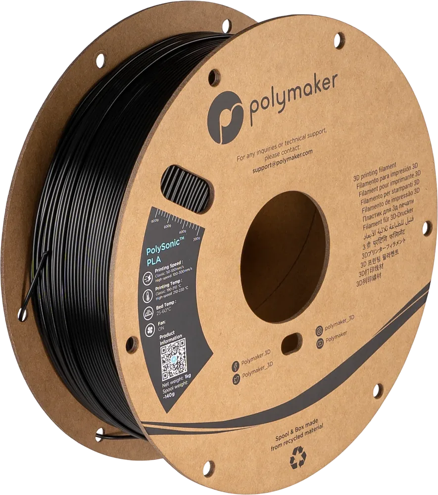PolySonic™ PLA – Black