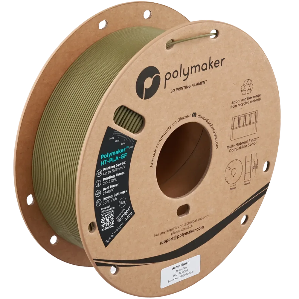 Polymaker HT-PLA-GF – Army Green