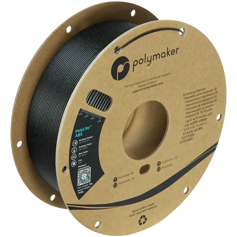 Polymaker™ Galaxy ABS (Formerly PolyLite™ Galaxy ABS) – Black
