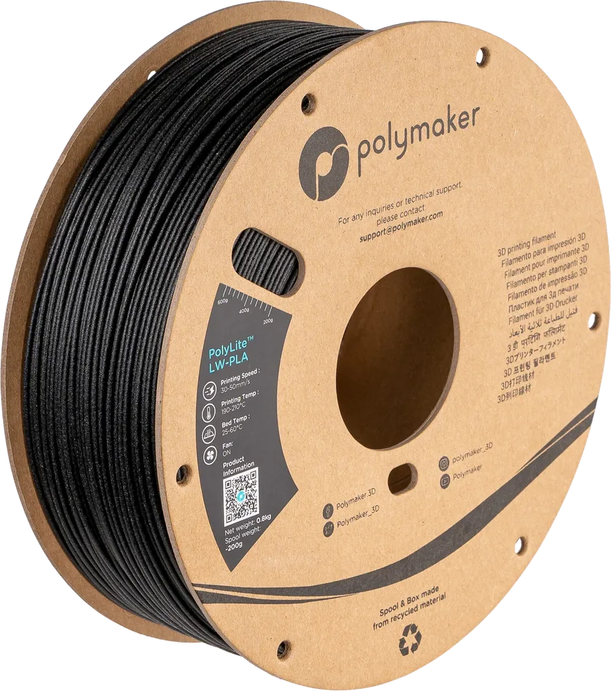 PolyLite™ LW-PLA – Black