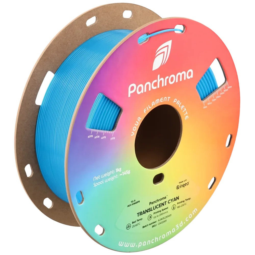 Panchroma™ Translucent PLA – Cyan
