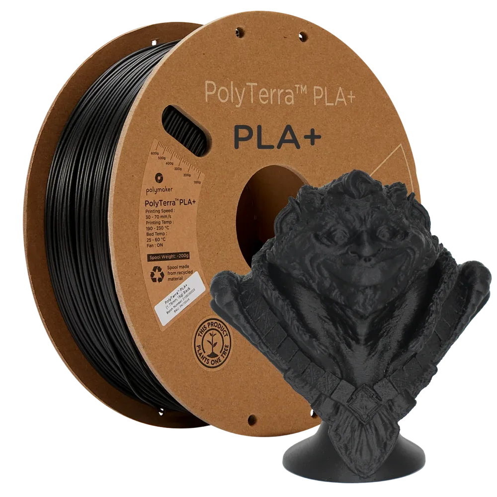 PolyTerra™ PLA+ Satin – Black